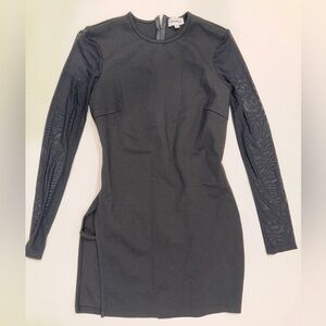 Superdown Black Long Sleeve Dress